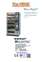 Elektral TRU-VEND Maxi-Buffet Instructions For Use & Maintenance Manual preview