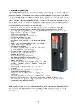 Предварительный просмотр 6 страницы Elektral Tru-VEND Maxi-Kafe Instructions For Use & Maintenance Manual