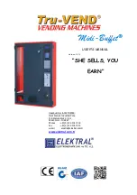 Elektral Tru-Vend Midi-Buffet User Manual preview