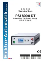 Elektro-Automatik 09 200 410 Operating Manual preview