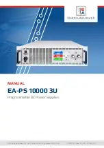 Elektro-Automatik EA-PS 10000 3U Manual preview