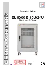 Preview for 1 page of Elektro-Automatik EL 9000 B 15U Series Operating Manual