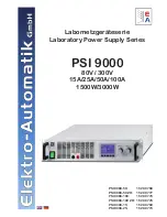 Elektro-Automatik PSI 9080-100 User Manual preview