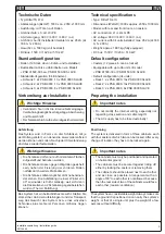 Preview for 3 page of Elektro-Automatik Rittal TS 47U Installation Manual