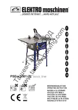 Elektro Maschinen basic line PSEm 2501 Operating Instruction preview