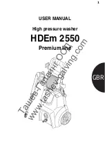 Предварительный просмотр 9 страницы Elektro Maschinen HDEm 2550 User Manual