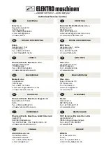 Предварительный просмотр 15 страницы Elektro Maschinen MC 5152 Operating Instructions Manual