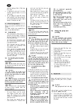 Preview for 10 page of Elektro Maschinen PREMIUM LINE WPEm 5550/24G Operating Instruction