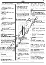 Preview for 11 page of Elektro Maschinen WPEm 3402/20G Operating Instruction