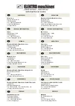 Предварительный просмотр 47 страницы Elektro Maschinen WPEm 7000/100R Operating Instruction