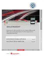 Предварительный просмотр 1 страницы Elektro-Thermit RAILSTRAIGHT COMPACT Instruction Manual