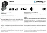 Предварительный просмотр 1 страницы Elektrogas VMRNA Manual