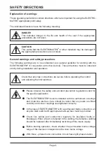 Предварительный просмотр 5 страницы Elektromaten TS 958 Electrical Operating Instructions