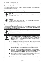 Предварительный просмотр 5 страницы Elektromaten TS 961 Electrical Operating Instructions