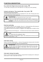 Предварительный просмотр 22 страницы Elektromaten TS 961 Electrical Operating Instructions