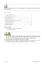 Предварительный просмотр 2 страницы ELEKTROMET EJK mini Operation And Maintenance Manual