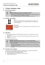 Preview for 16 page of Elektron 328 008 Operating Manual