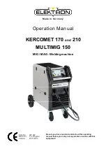 Elektron KERCOMET 170 Operation Manual preview