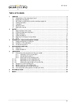 Preview for 3 page of Elektron MULTISPOT MTC-6000 Operating Manual