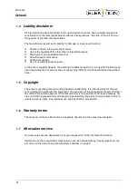 Preview for 6 page of Elektron MULTISPOT MTC-6000 Operating Manual