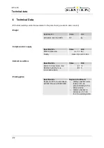 Preview for 22 page of Elektron MULTISPOT MTC-6000 Operating Manual