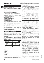 Предварительный просмотр 10 страницы Elektror HRD 2 FU-130 Series Operating And Assembly Instructions Manual