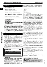 Предварительный просмотр 10 страницы Elektror RD 4 F Operating And Assembly Instructions Manual