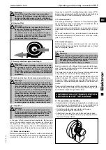 Предварительный просмотр 11 страницы Elektror RD 4 F Operating And Assembly Instructions Manual