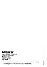 Предварительный просмотр 24 страницы Elektror RD 4 F Operating And Assembly Instructions Manual