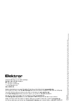 Preview for 48 page of Elektror RD 62 Operation And Assembly Instructions