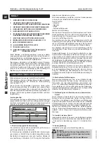 Предварительный просмотр 2 страницы Elektror S-LP 133/62 Operating And Assembly Instructions Manual