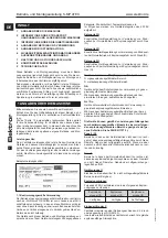 Preview for 2 page of Elektror S-MP 345/20 Operation And Assembly Instructions