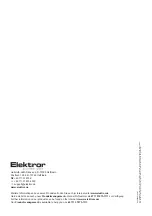 Предварительный просмотр 24 страницы Elektror S-XP 240/40 Operating And Assembly Instructions Manual