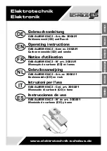 Elektrotechnik Schabus 300221 Operating Instructions Manual предпросмотр