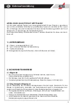 Preview for 3 page of Elektrotechnik Schabus 300266 Operating Manual