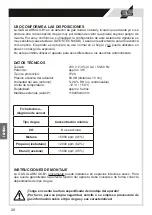 Preview for 28 page of Elektrotechnik Schabus GAS ALARM GX-B1 Operating Instructions Manual