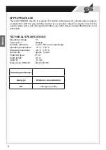 Preview for 8 page of Elektrotechnik Schabus GAS SENSOR GX-CO Operating Instructions Manual