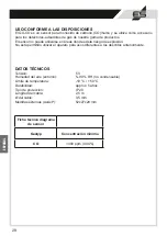 Preview for 28 page of Elektrotechnik Schabus GAS SENSOR GX-CO Operating Instructions Manual