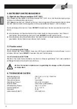 Предварительный просмотр 6 страницы Elektrotechnik Schabus SHT 5001 Operating Instructions Manual