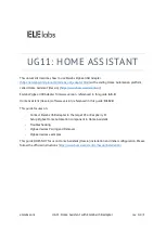 Preview for 1 page of Elelabs ELU013 Manual