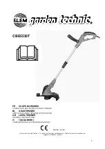 Предварительный просмотр 1 страницы Elem Garden Technic CBE5530T Original Instructions Manual