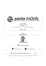 Preview for 54 page of Elem Garden Technic CS7.2VLIT Original Instructions Manual