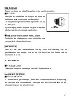 Предварительный просмотр 40 страницы Elem Garden Technic DCBT33D Owner'S Manual