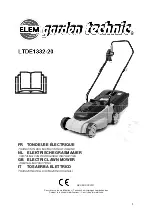 Elem Garden Technic LTDE1332-20 Original Instructions Manual предпросмотр