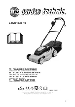 Elem Garden Technic LTDE1638-16 Original Instructions Manual предпросмотр