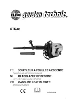 Предварительный просмотр 1 страницы Elem Garden Technic STD30 Original Instructions Manual