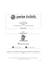 Предварительный просмотр 62 страницы Elem Garden Technic STD30 Original Instructions Manual