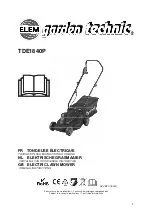 Предварительный просмотр 1 страницы Elem Garden Technic TDE1840P Original Instructions Manual