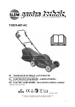 Предварительный просмотр 1 страницы Elem Garden Technic TDE1846T-AC Original Instructions Manual