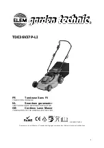 Elem Garden Technic TDE36V37P-LI Translation Of The Original Instruction предпросмотр